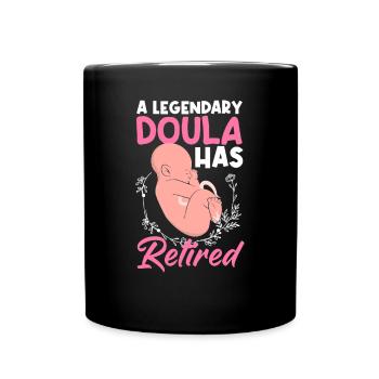 Doula Geschenk Doula Doulas - Tasse einfarbig - Schwarz - Vorne