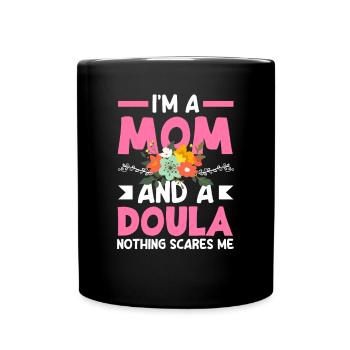 Doula Geschenk Doula Doulas - Tasse einfarbig - Schwarz - Vorne