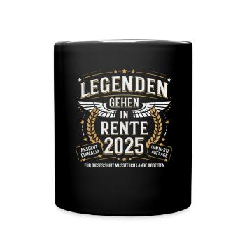 Legends to retire in 2025 - Full Colour Mug - black - Front