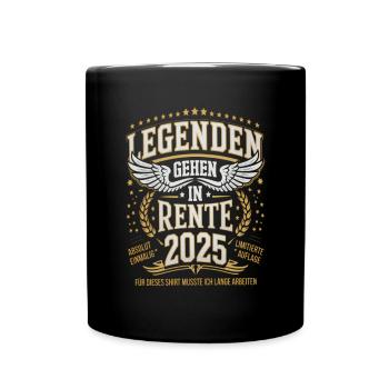 Legends to retire in 2025 - Full Colour Mug - black - Front