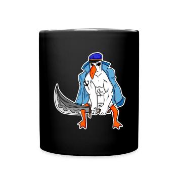 Muscles de la mouette - Mug uni - noir - Devant