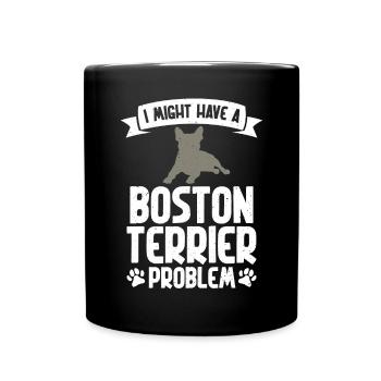 Boston Terrier Gifts - Tasse einfarbig - Schwarz - Vorne