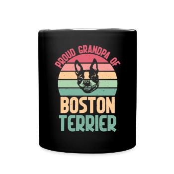 Boston Terrier Gifts - Tasse einfarbig - Schwarz - Vorne