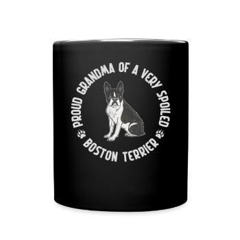 Boston Terrier Gifts - Tasse einfarbig - Schwarz - Vorne