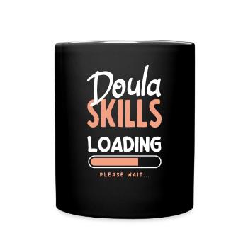 Doula Geschenk Doula Doulas - Tasse einfarbig - Schwarz - Vorne
