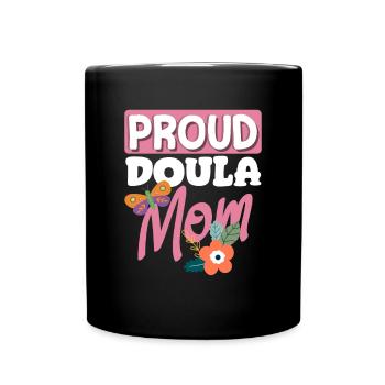 Doula Geschenk Doula Doulas - Tasse einfarbig - Schwarz - Vorne
