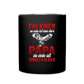falconer to be falconry falconry - Full Colour Mug - black - Front
