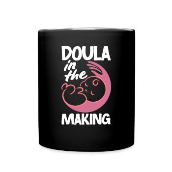 Doula Geschenk Doula Doulas - Tasse einfarbig - Schwarz - Vorne