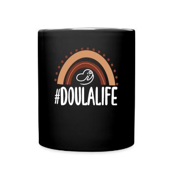 Doula Geschenk Doula Doulas - Tasse einfarbig - Schwarz - Vorne