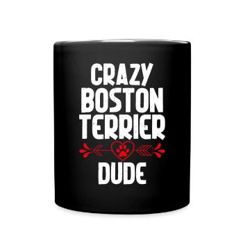 Boston Terrier Gifts - Tasse einfarbig - Schwarz - Vorne