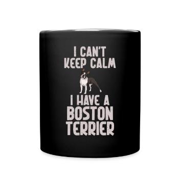 Boston Terrier Gifts - Tasse einfarbig - Schwarz - Vorne