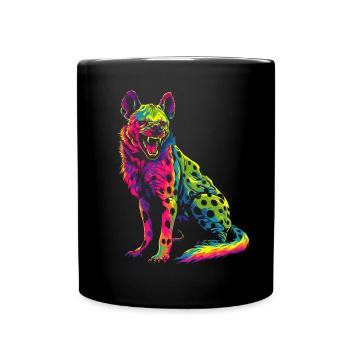 Hyène Afrique Animal Safari Popart - Mug uni - noir - Devant