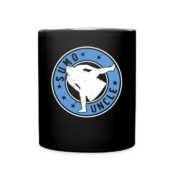 Combattant de Sumo Oncle Lutteur de Sumo Oncle Sumo - Mug uni - noir - Devant