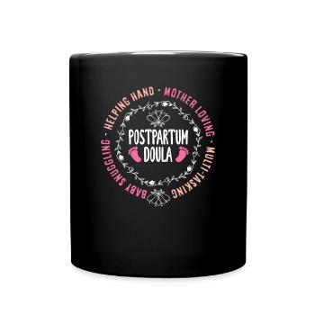 Doula Geschenk Doula Doulas - Tasse einfarbig - Schwarz - Vorne