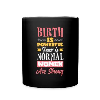 Doula Geschenk Doula Doulas - Tasse einfarbig - Schwarz - Vorne