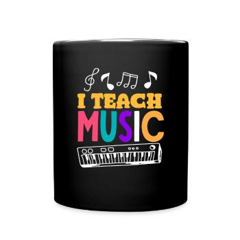 Funny Teacher Teacher Gift - Full Colour Mug - black - Front