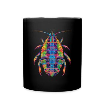 Isopoden Popart - Tasse einfarbig - Schwarz - Vorne