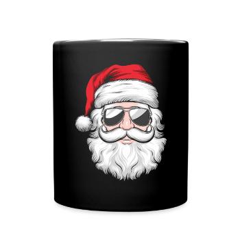 Weihnachtsmann Santa Claus Christmas Weihnachten - Full Colour Mug - black - Front