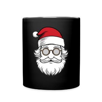 Weihnachtsmann Santa Claus Christmas Weihnachten - Full Colour Mug - black - Front
