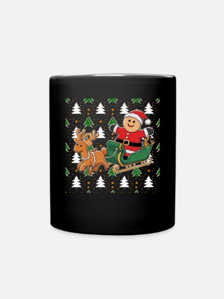 Noël Père Noël Père Noël Noël - Mug uni - noir