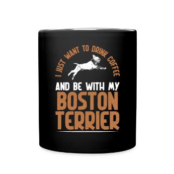 Cadeaux Boston Terrier - Mug uni - noir - Devant