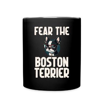 Boston Terrier Gifts - Tasse einfarbig - Schwarz - Vorne
