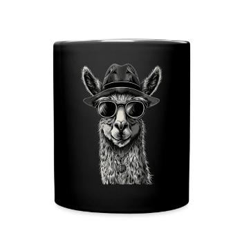 Lama - Full Colour Mug - black - Front