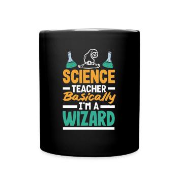 Funny Teacher Teacher Gift - Full Colour Mug - black - Front
