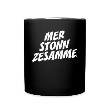 Cologne Mer Stonn Zesamme Dom Karneval Kölsch Kölner - Mug uni - noir - Devant