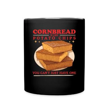 Pain de maïs Pain de maïs Cadeau de pain de maïs - Mug uni - noir - Devant