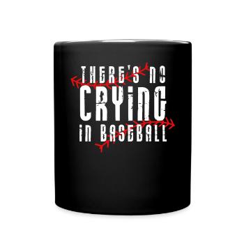 Baseball Sport Baseballspieler Pitcher Catcher USA - Tasse einfarbig - Schwarz - Vorne