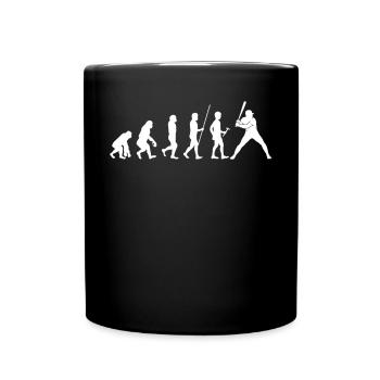 Baseball Sports Joueur de baseball Lanceur Receveur États-Unis - Mug uni - noir - Devant