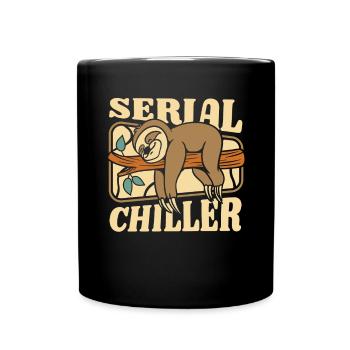 Serial Chiller Folivora Brown-Throated Pilosa - Full Colour Mug - black - Front