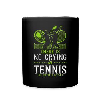 Funny Tennis Player Racket There - Full Colour Mug - black - Front