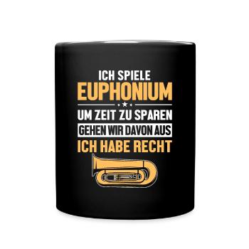 Euphoniumspieler hat immer Recht Euphonist Player - Mug uni - noir - Devant