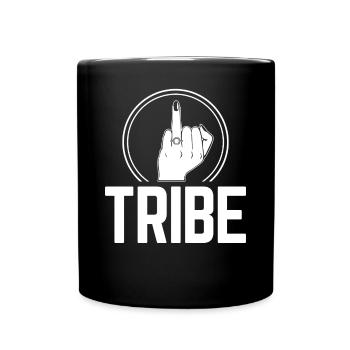 Tribe Bridal Shower Bachelorette - Full Colour Mug - black - Front