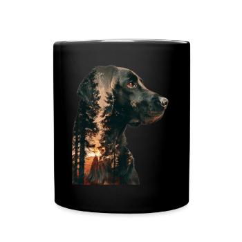 Labrador Retriever - Full Colour Mug - black - Front
