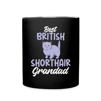British Shorthair Gifts - Tasse einfarbig - Schwarz - Vorne