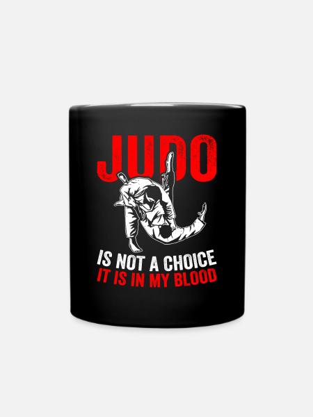 Le judo n’est pas un choix, c’est dans mon sang - Judo Figh - Mug uni - noir