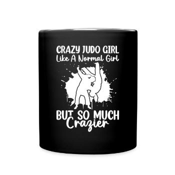 Folle Judo dame Judo Girl Judo Judoka - Mug uni - noir - Devant