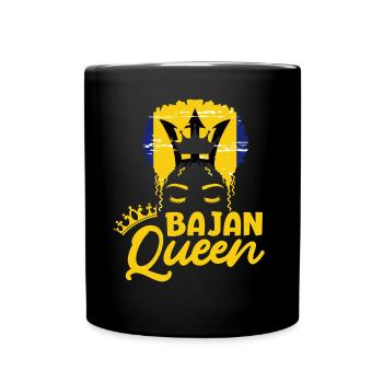 Barbados Karibik Bajan Urlaub Geschenk - Tasse einfarbig - Schwarz - Vorne