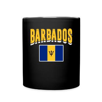 Barbados Karibik Bajan Urlaub Geschenk - Tasse einfarbig - Schwarz - Vorne
