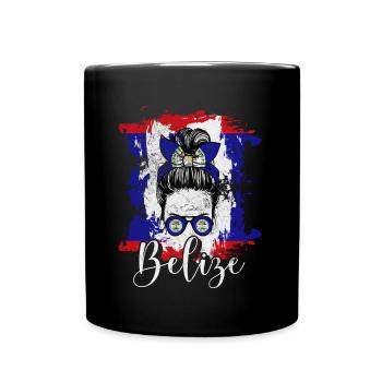 Belize - Tasse einfarbig - Schwarz - Vorne