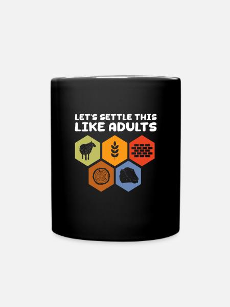 Brettspiel Brettspiele Spieleabend Spiele Geschenk - Tasse einfarbig - Schwarz