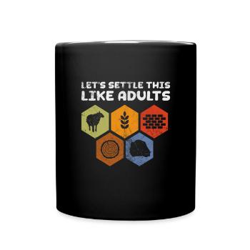 board game - Full Colour Mug - black - Front