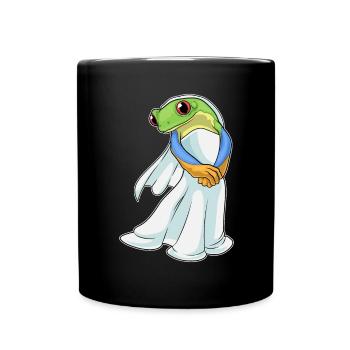 Frog Bridal Wedding Dress Wedding - Full Colour Mug - black - Front