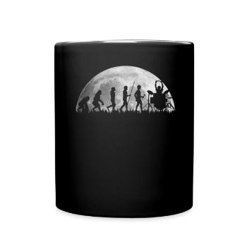 Tambours Tambours Baguette Batteur Musique Groupe Rock - Mug uni - noir - Devant