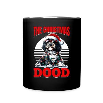 Bernedoodle Christmas Dog Breed The Christmas Dood - Tasse einfarbig - Schwarz - Vorne