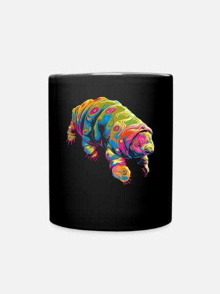 Microbiologie de l’ours d’eau tardigrade Popart - Mug uni - noir
