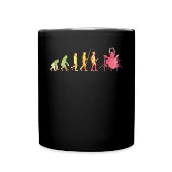 Tambours Baguettes Tambours Batteur Musique Groupe Rock - Mug uni - noir - Devant
